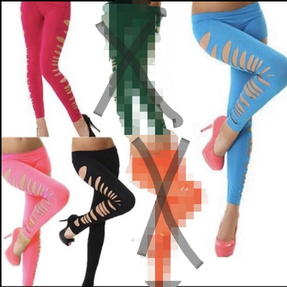 Hollow Out Side Leggings *NEW*